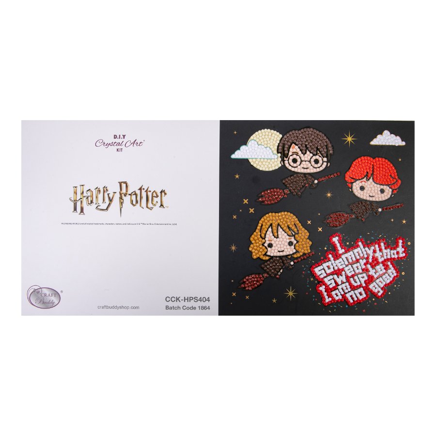 Flying High Harry Potter Crystal Art Card 3