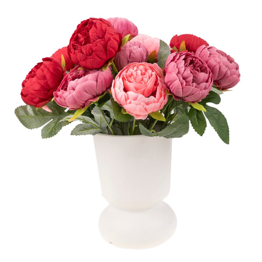 Forever Flowerz Festive Peonies Kit vase