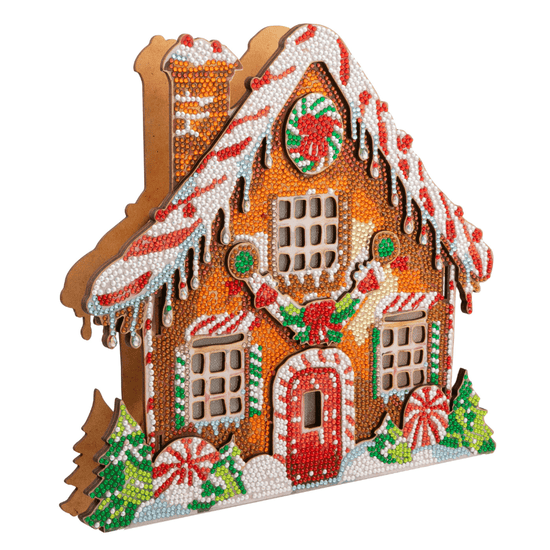Gingerbread House 3D Crystal Art Decoration Kit