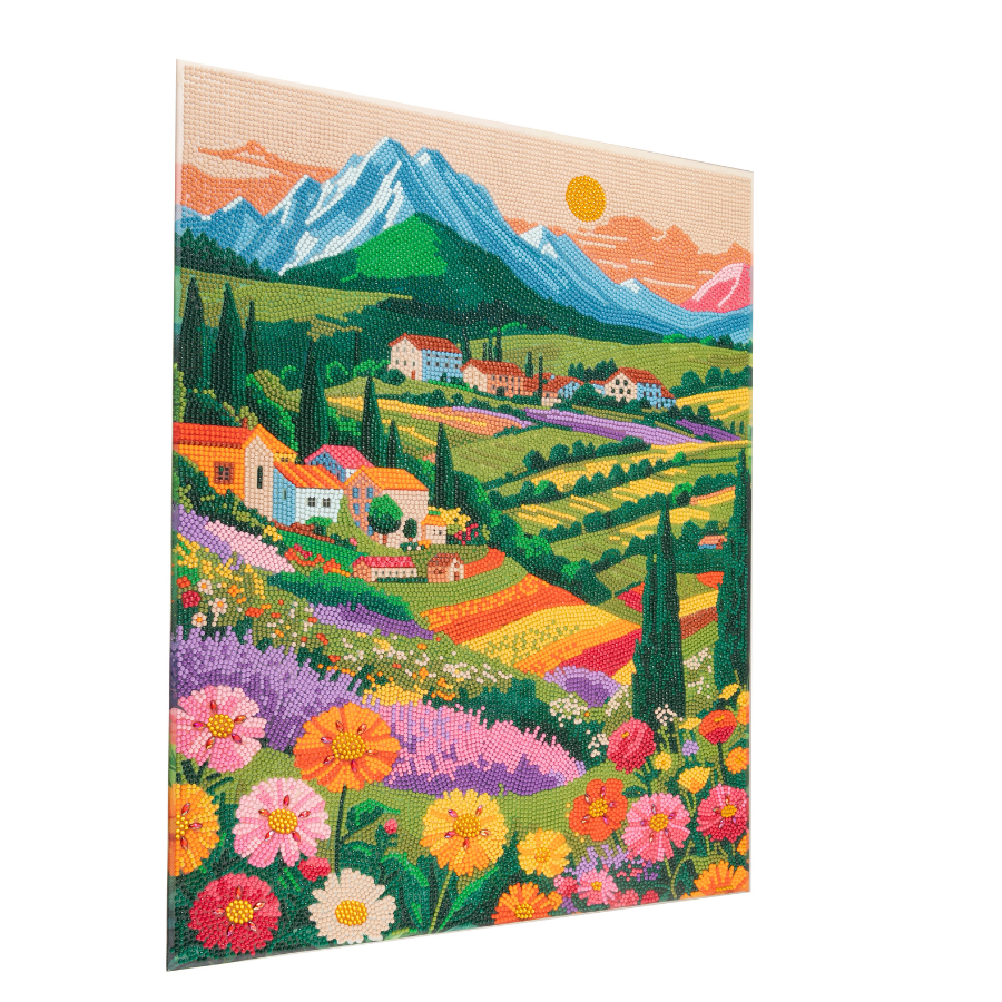 Golden Fields Crystal Art Framed Canvas Kit 40x50cm