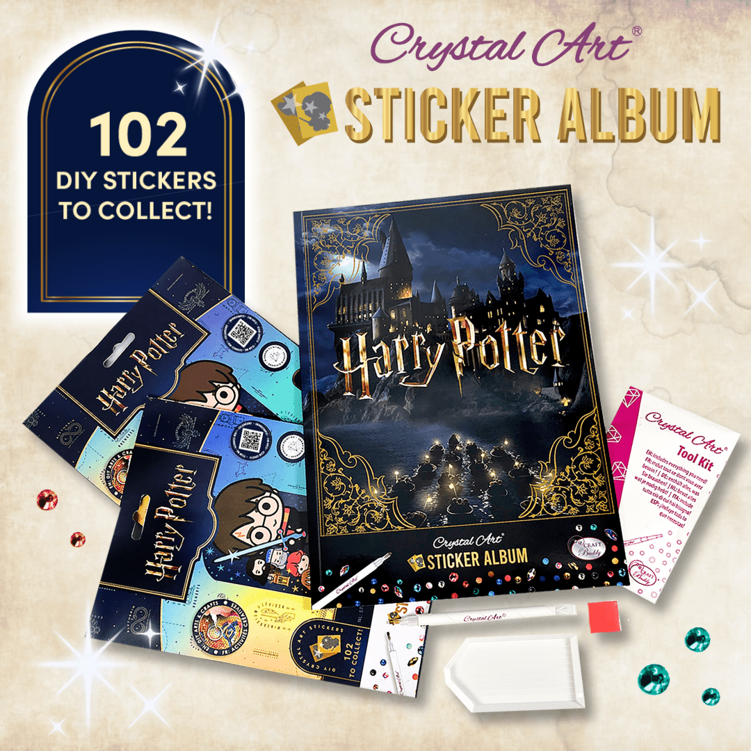 Harry Potter Crystal Art Sticker Album - Starter Pack