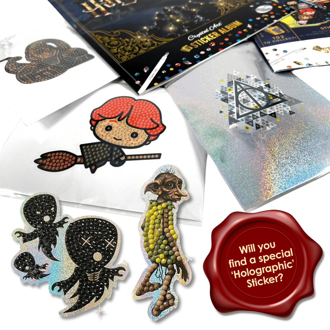 Harry Potter Diamond Art Sticker Pack example stickers