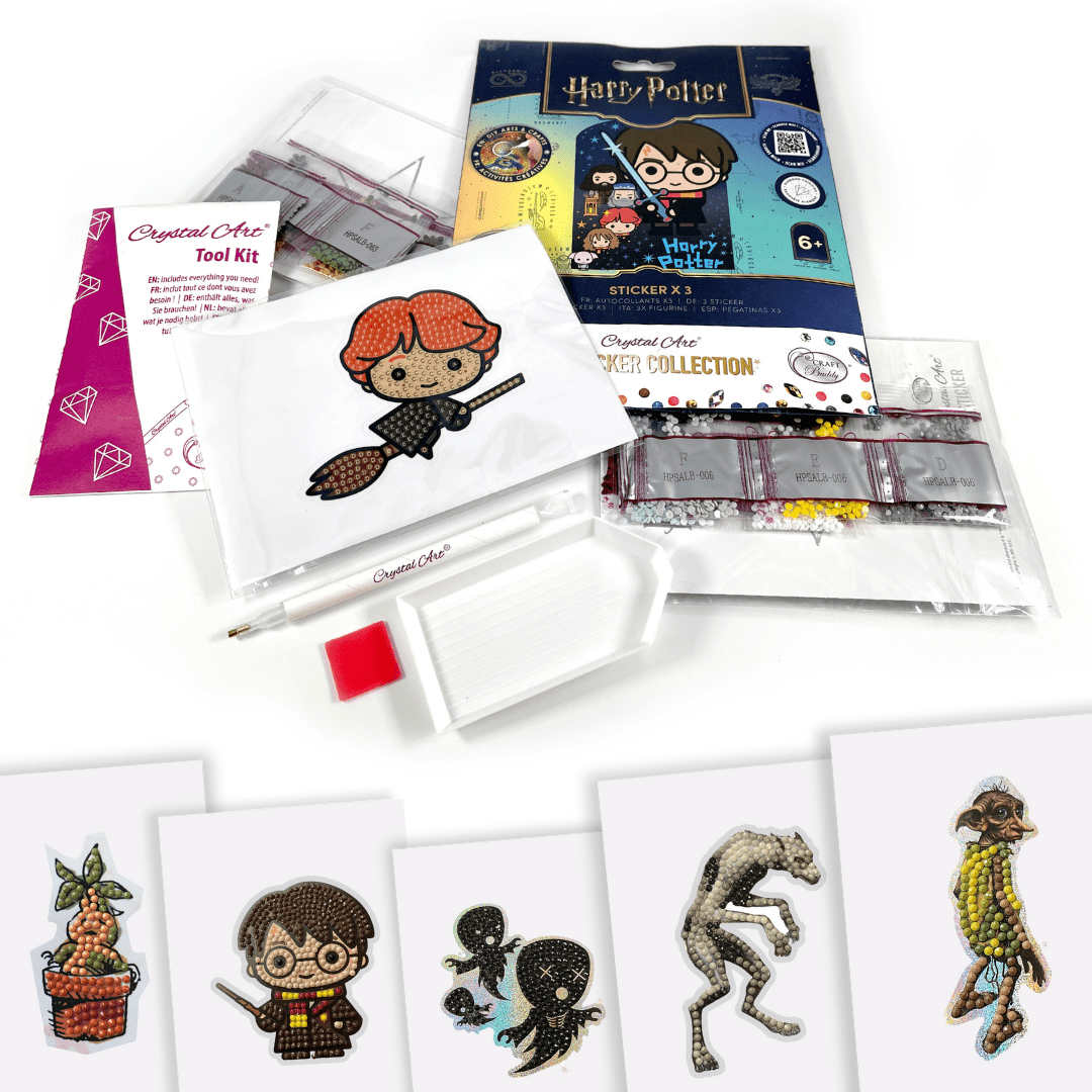 Harry Potter Crystal Art Sticker Album - Starter Pack
