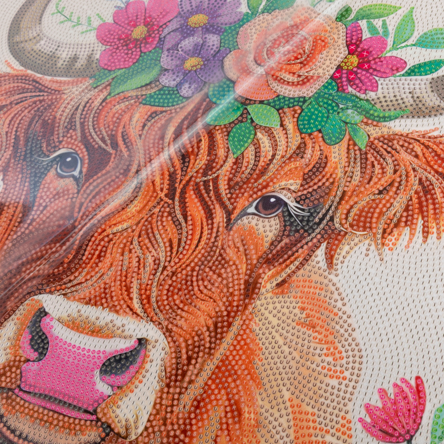 Highland Fun 2 Crystal Art Framed Canvas Kit 40x50cm