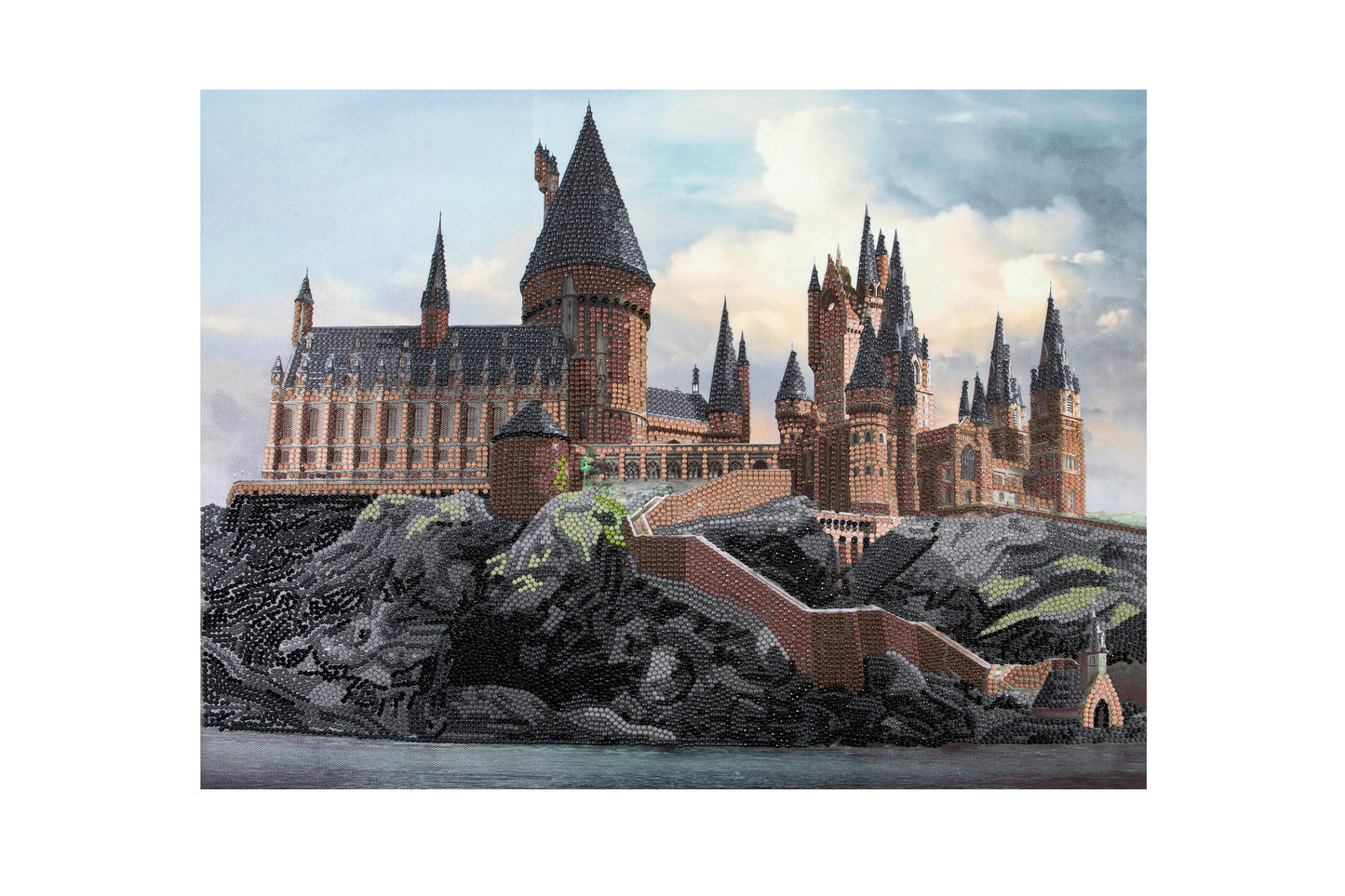 Hogwarts Castle Harry Potter Crystal Art Canvas 40x50 3