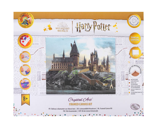 Hogwarts Castle Harry Potter Crystal Art Canvas 40x50 4