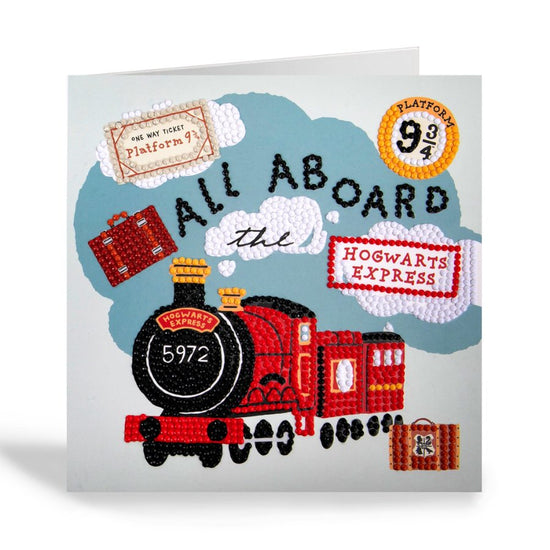 Hogwarts express Harry Potter Crystal Art Card 2