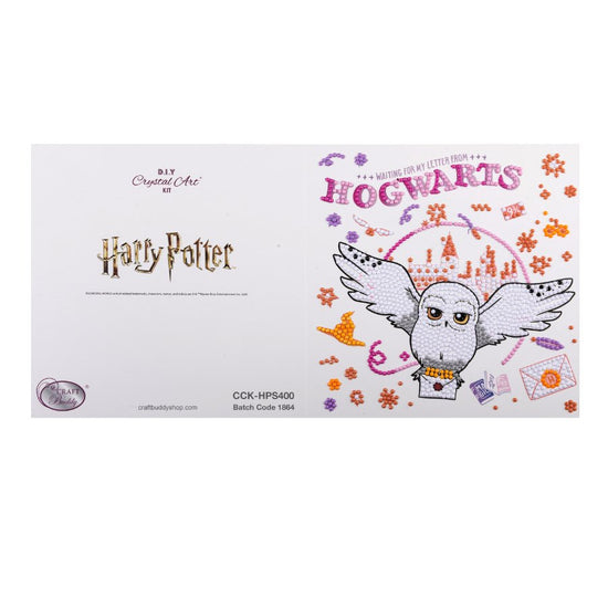 Hogwarts Hedwig Harry Potter Crystal Art Card 1