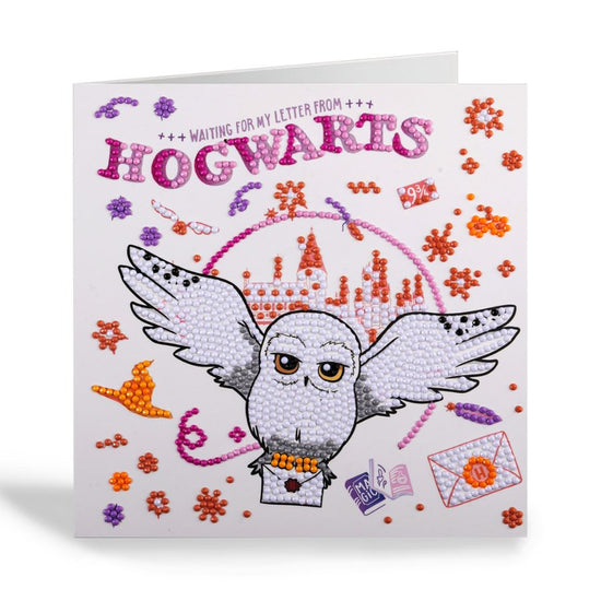 Hogwarts Hedwig Harry Potter Crystal Art Card 3