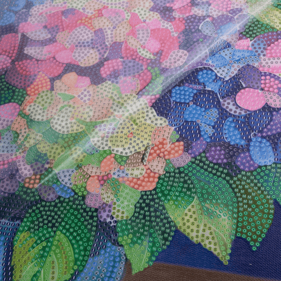 Load image into Gallery viewer, &amp;quot;Floral Set&amp;quot; Crystal Art Canvas Kit 35cmx45cm Set of 2
