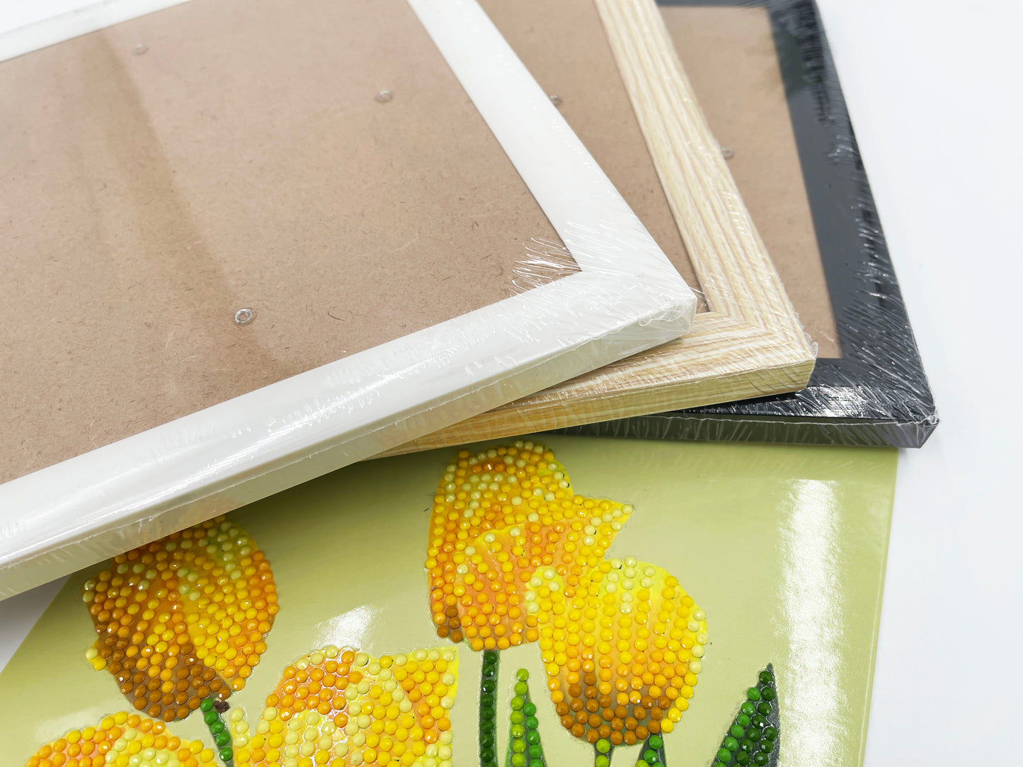 Crystal Art Card Frame - White