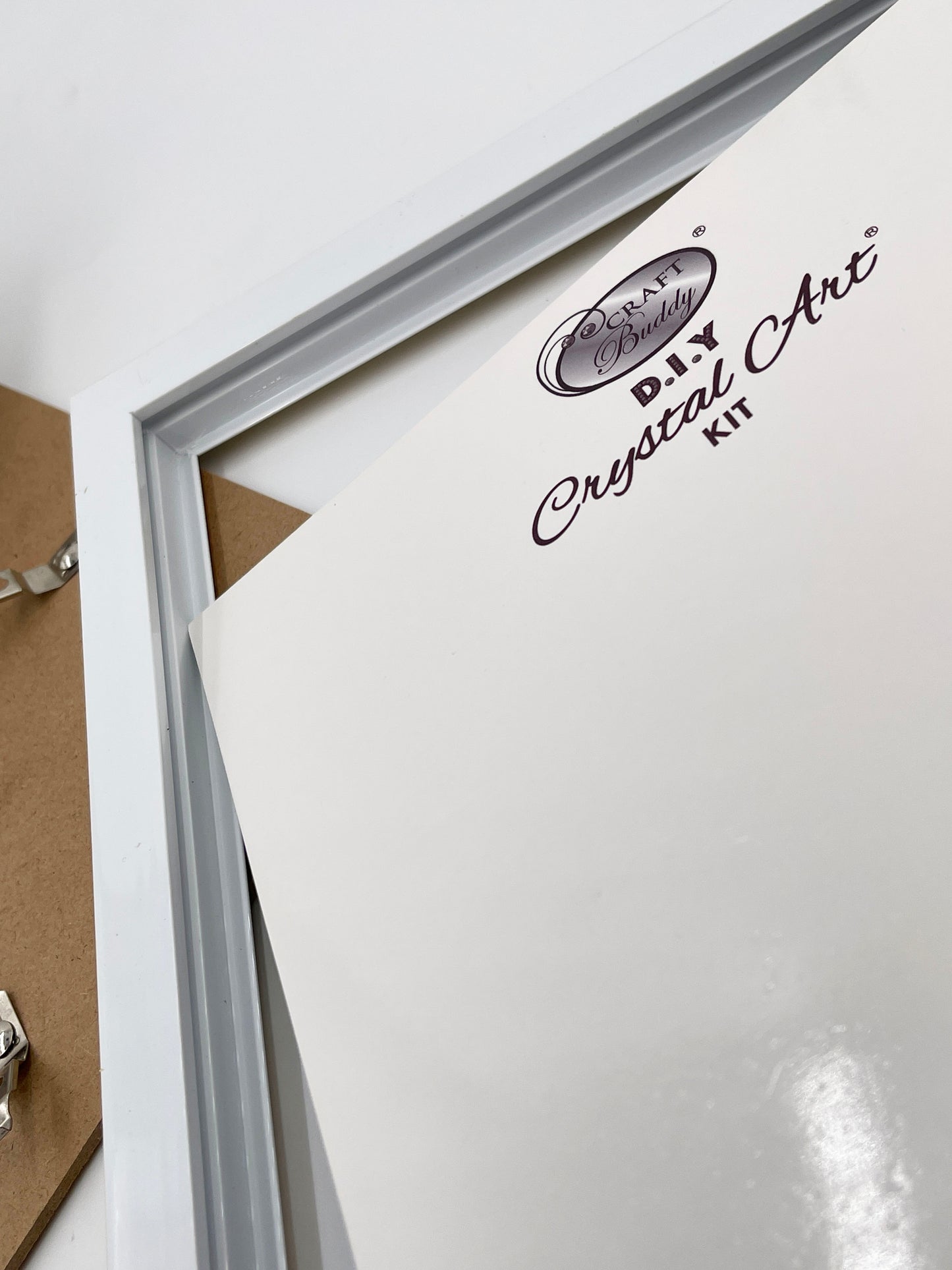 Crystal Art Card Frame - White