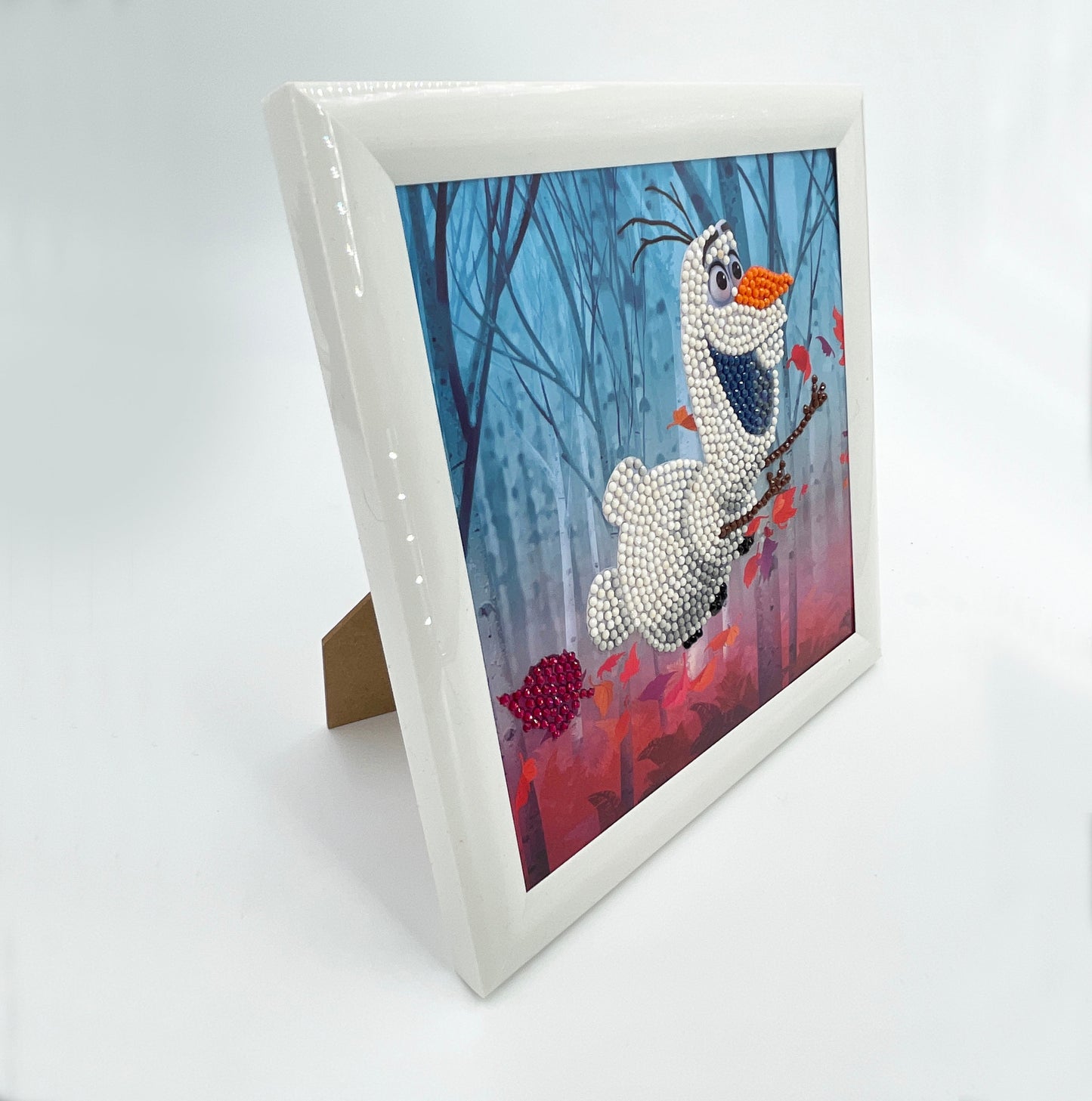 Crystal Art Card Frame - White