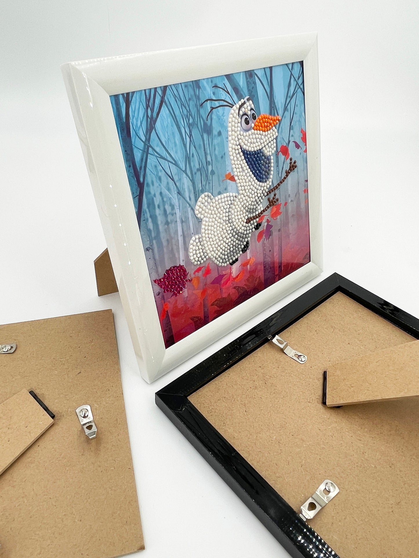 Crystal Art Card Frame - White