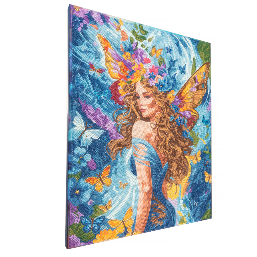 Kaleidoscopic Fairy Crystal Art Canvas Kit 40x50cm