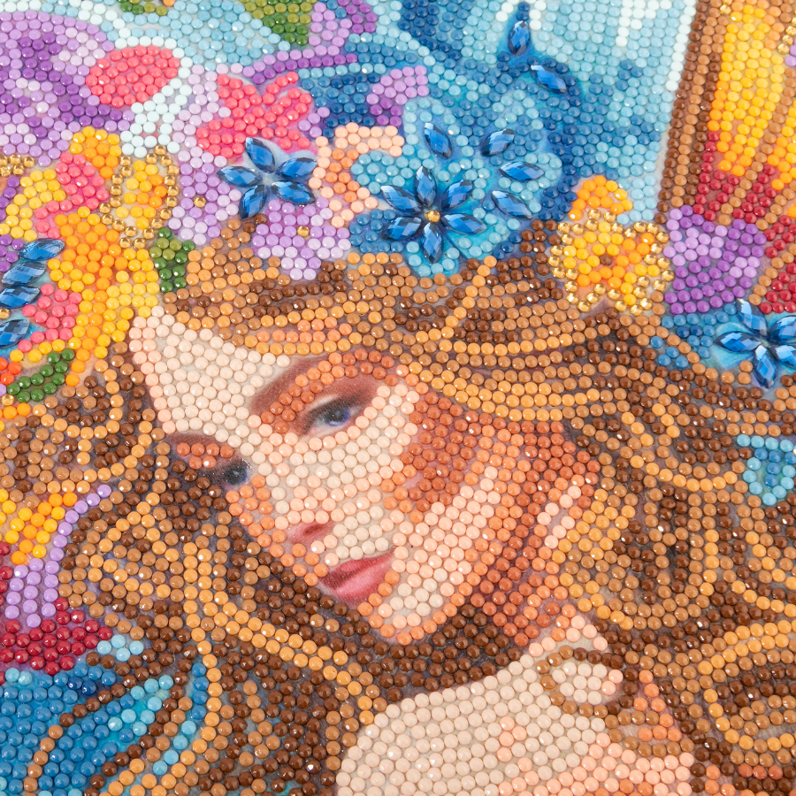 Kaleidoscopic Fairy Crystal Art Canvas Kit 40x50cm