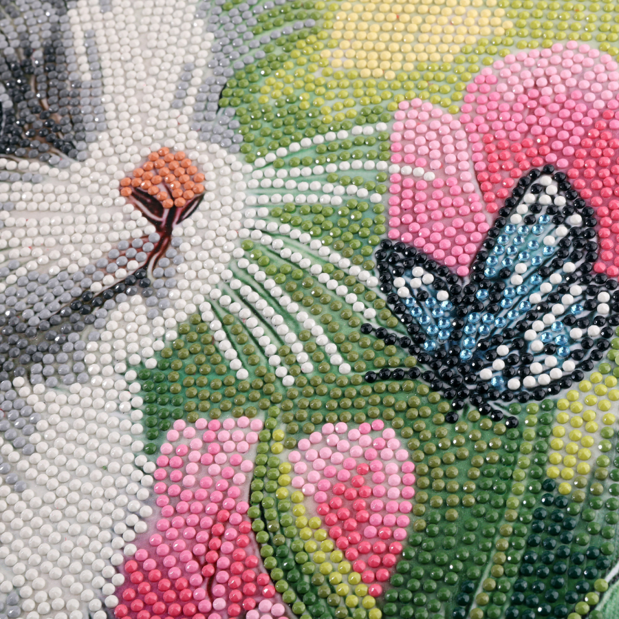 Little Rabbit Crystal Art Canvas Kit 40x50cm