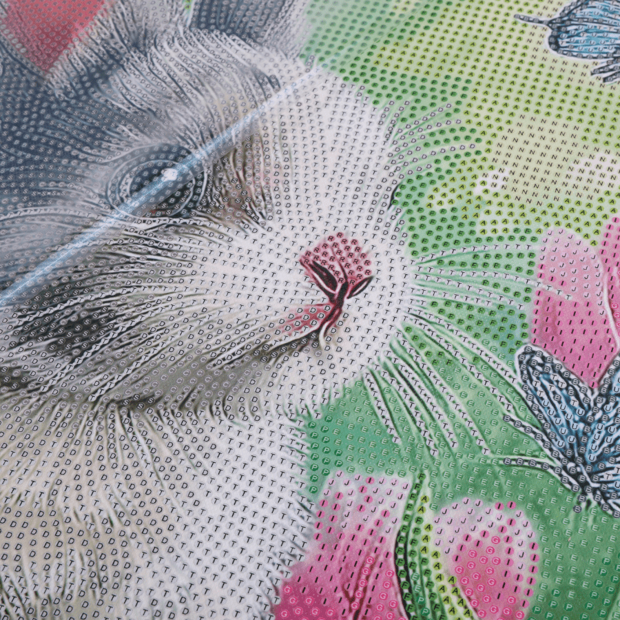 Little Rabbit Crystal Art Canvas Kit 40x50cm