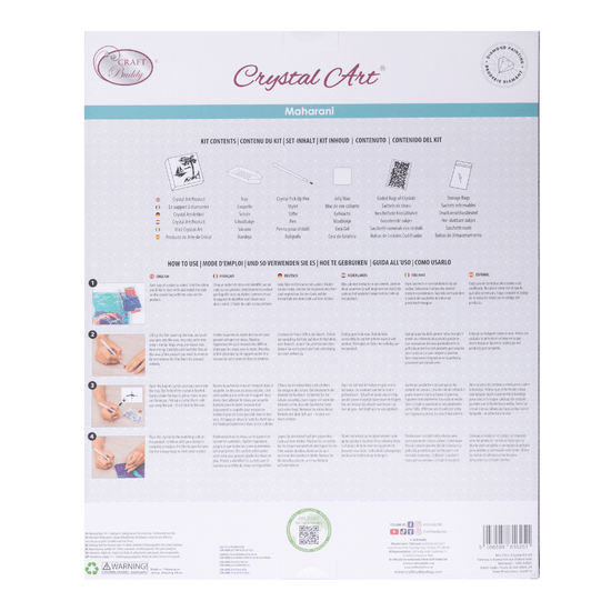 Maharani Crystal Art Canvas Kit 40x50 1
