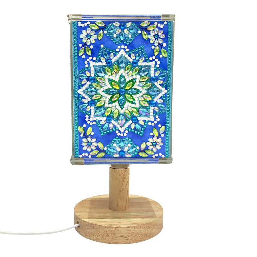 Mandala Crystal Art LED Lamp 2