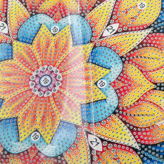 "Mandala" Crystal Art MDF Tray - 35cm x 25cm Before