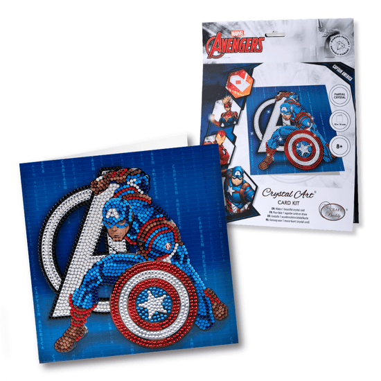 Load image into Gallery viewer, MARVEL Crystal Art Cards Set of 6
