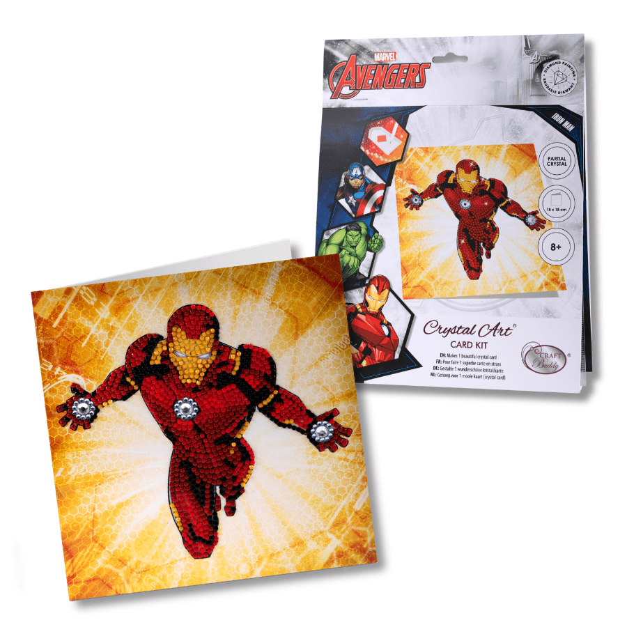 MARVEL Crystal Art Cards Set of 6
