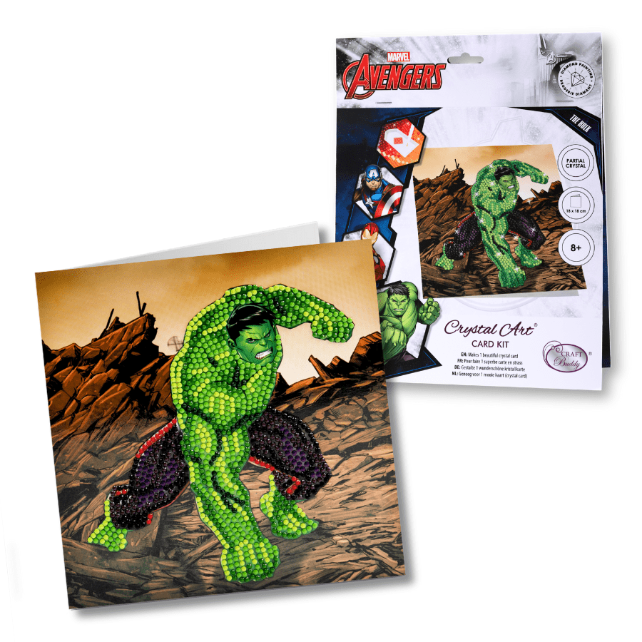 MARVEL Crystal Art Cards Set of 6