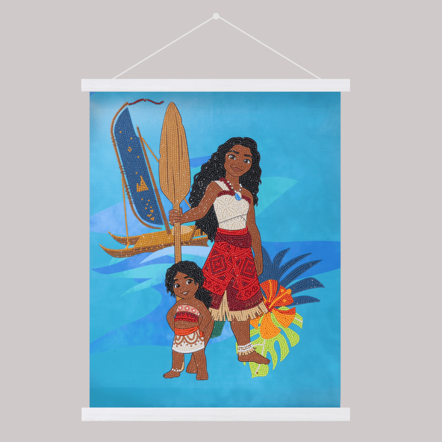 Moana Disney Crystal Art Scroll Kit 40x50 6
