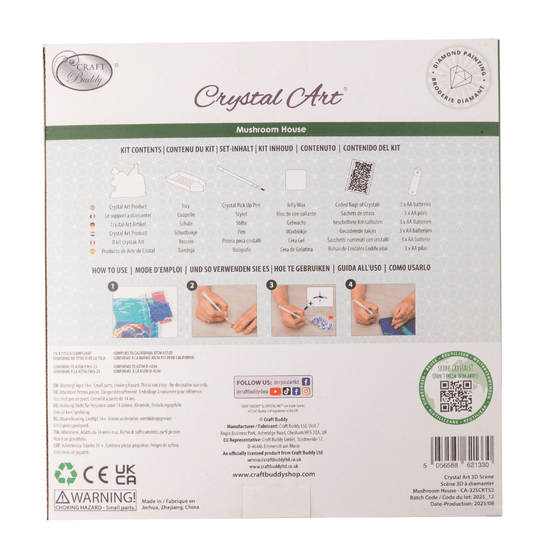 Mushroom House 3D Crystal Art Decoration Kit 11