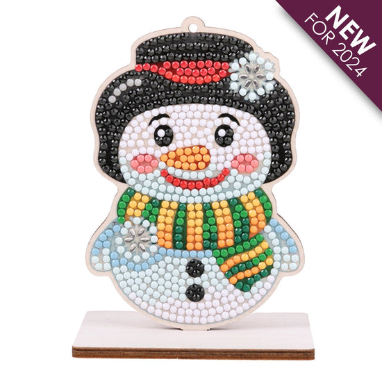 "Snowman" Crystal Art Buddies Festive Series 4 Decoration