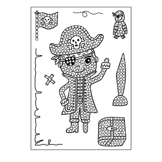 Load image into Gallery viewer, Pirate Adventure Crystal Art A6 Stamp Set 1

