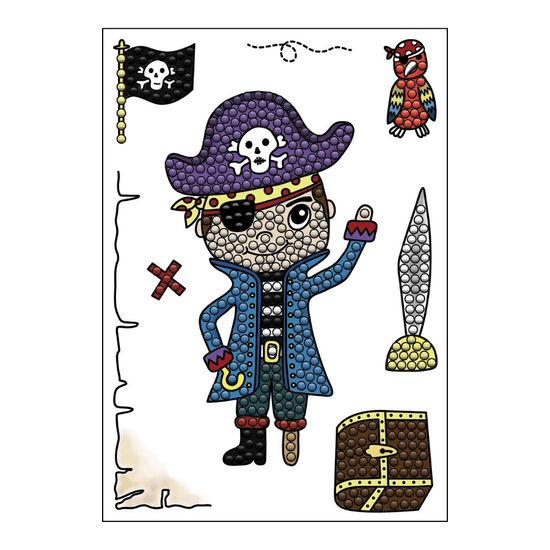 Load image into Gallery viewer, Pirate Adventure Crystal Art A6 Stamp Set 2
