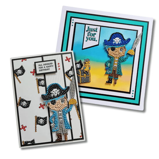 Load image into Gallery viewer, Pirate Adventure Crystal Art A6 Stamp Set 6
