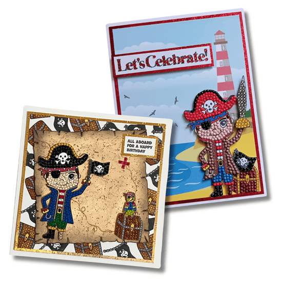 Load image into Gallery viewer, Pirate Adventure Crystal Art A6 Stamp Set 8
