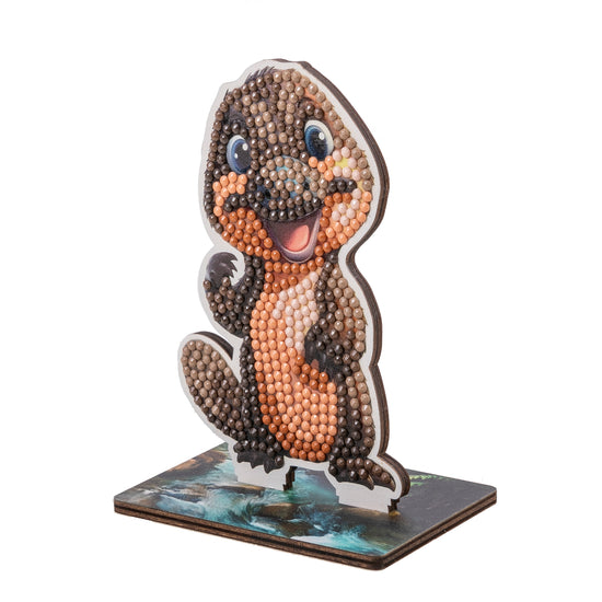 Load image into Gallery viewer, Platypus Crystal Art Wildlife Buddies angle
