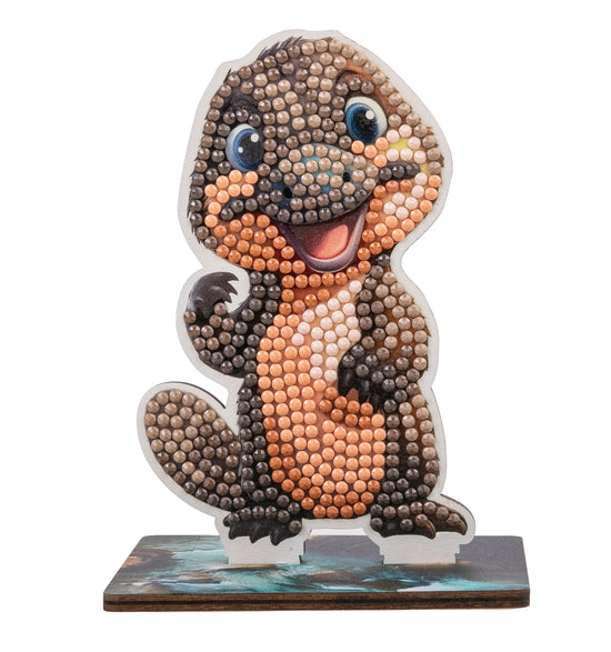Load image into Gallery viewer, Platypus Crystal Art Wildlife Buddies complete

