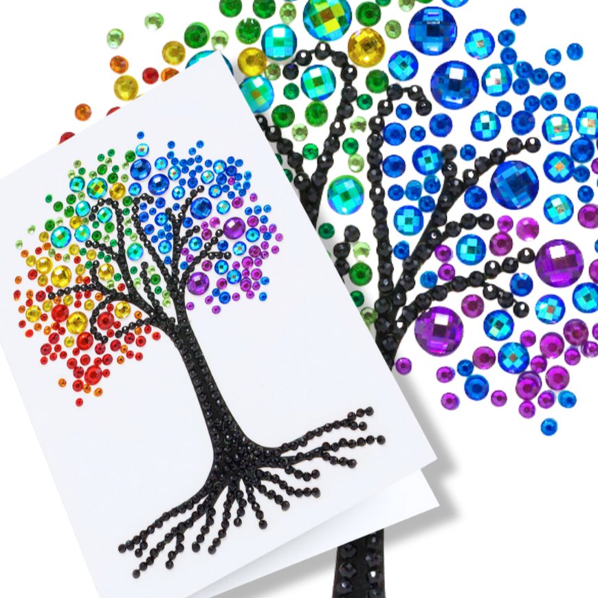 Rainbow Tree card 1