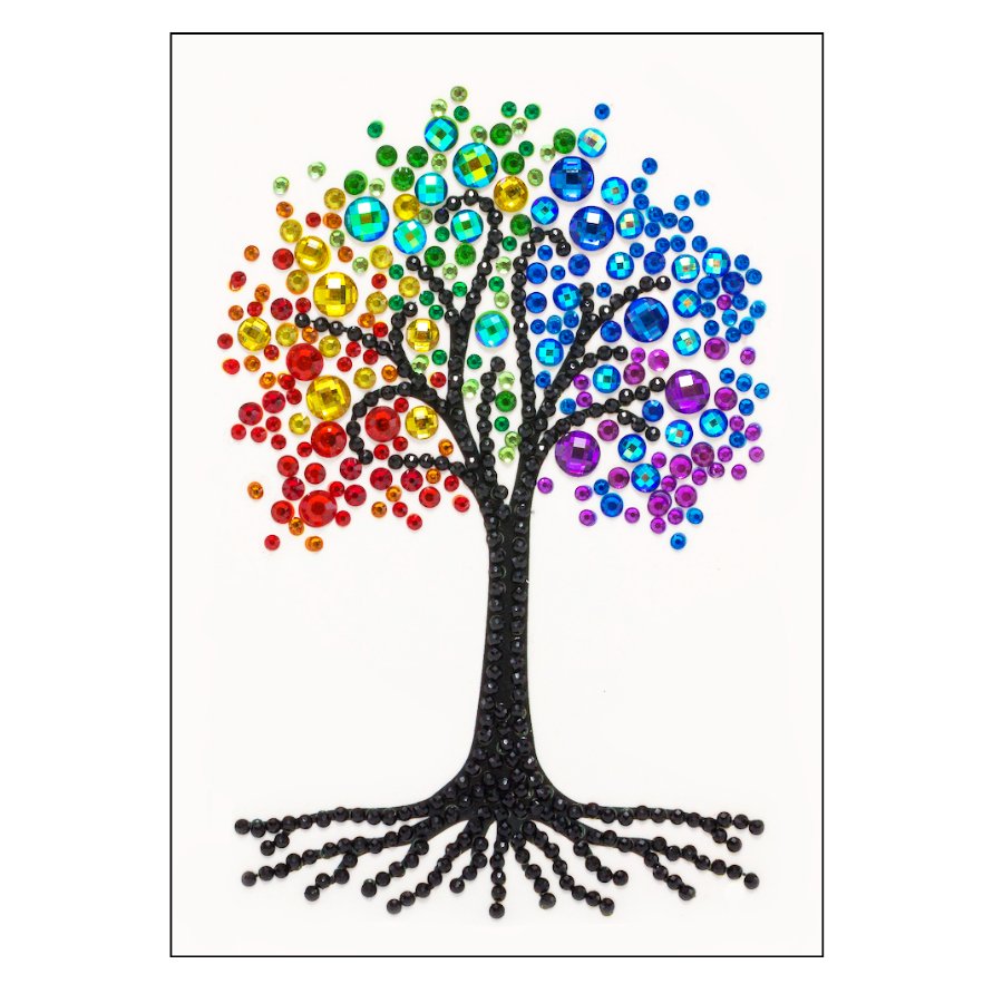 Rainbow Tree card 8