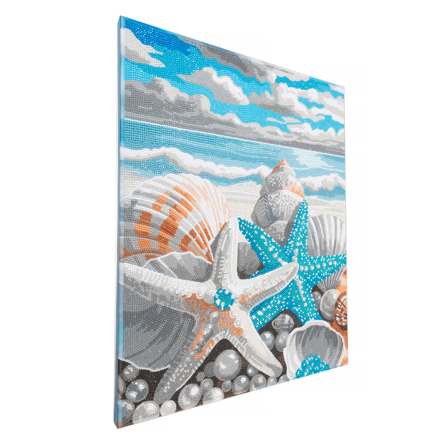 Seaside Treasures Crystal Art Framed Canvas Kit 40x50cm