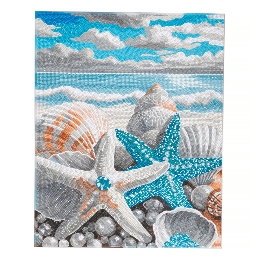 Seaside Treasures Crystal Art Framed Canvas Kit 40x50cm