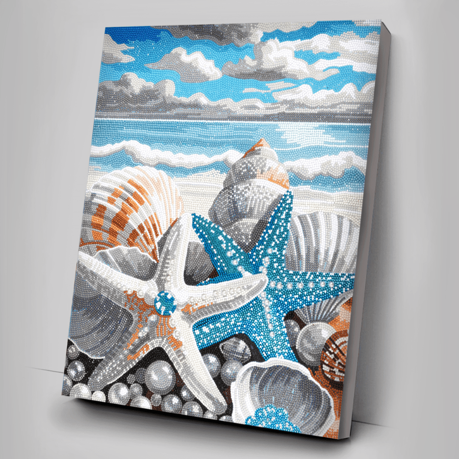 Seaside Treasures Crystal Art Framed Canvas Kit 40x50cm