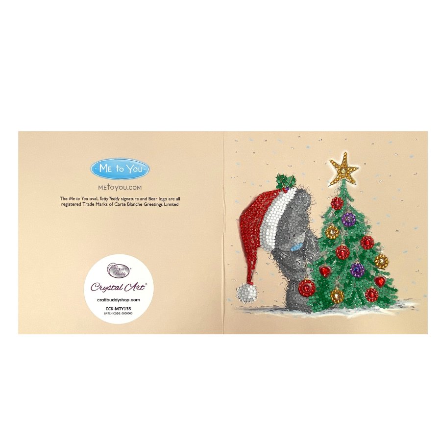 Season Sparkle Tatty Teddy Crystal Art Card-7