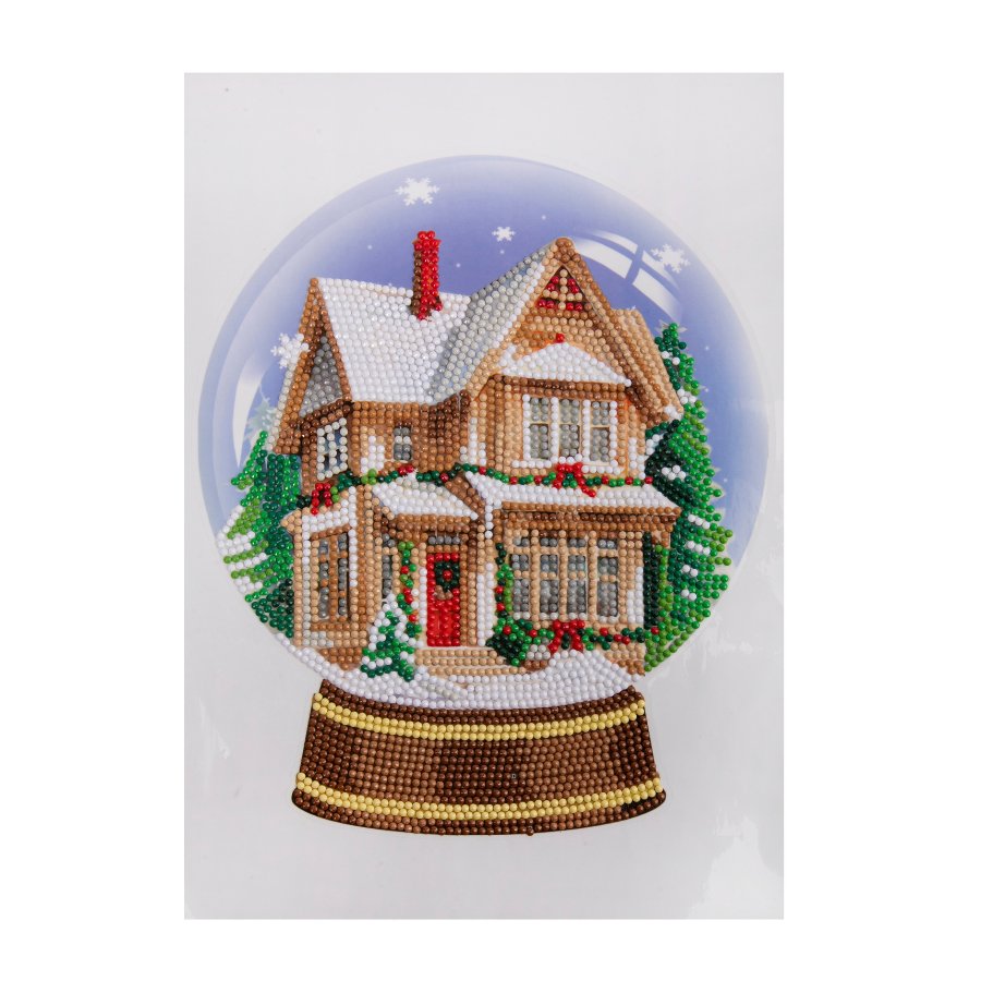 Snowglobes Crystal Art Window Stickers 7