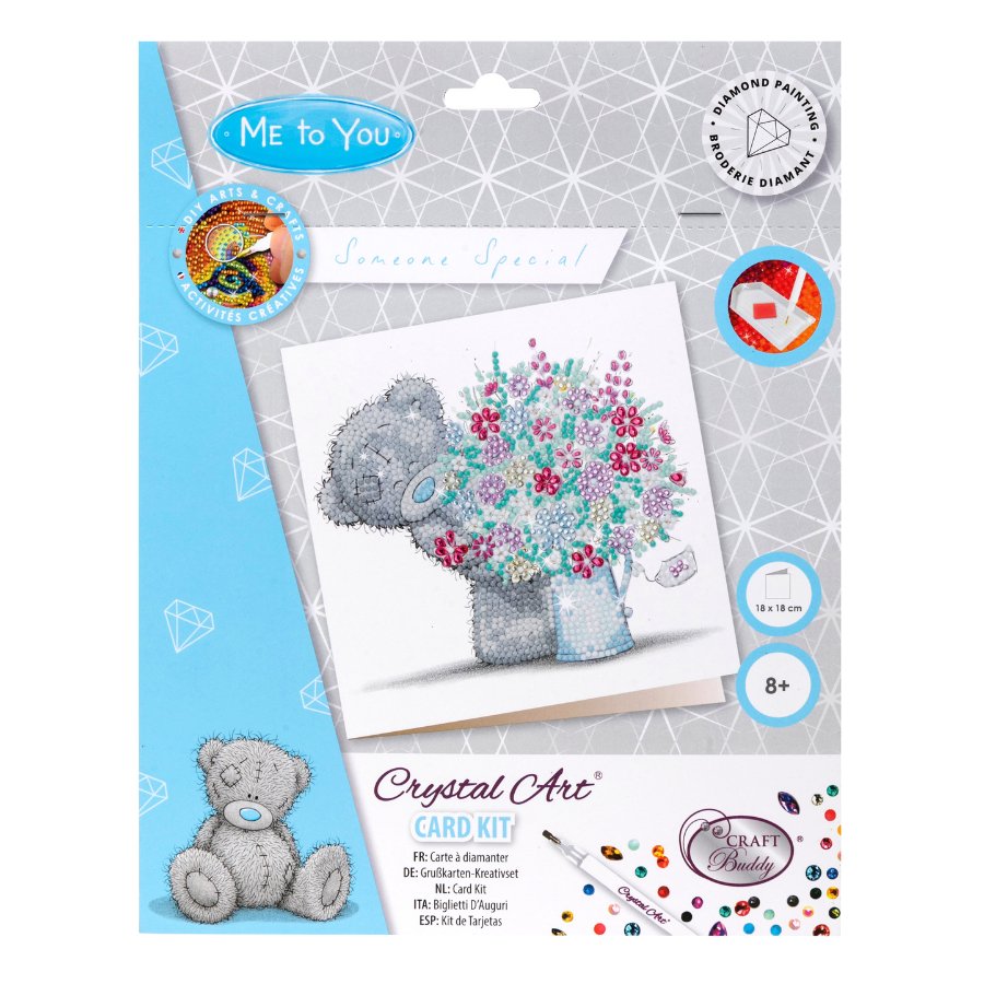 Someone Special Tatty Teddy Crystal Art Card 3