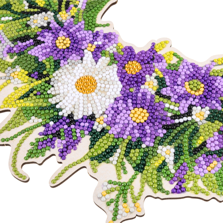 Spring Pastel Crystal Art Wreath Kit