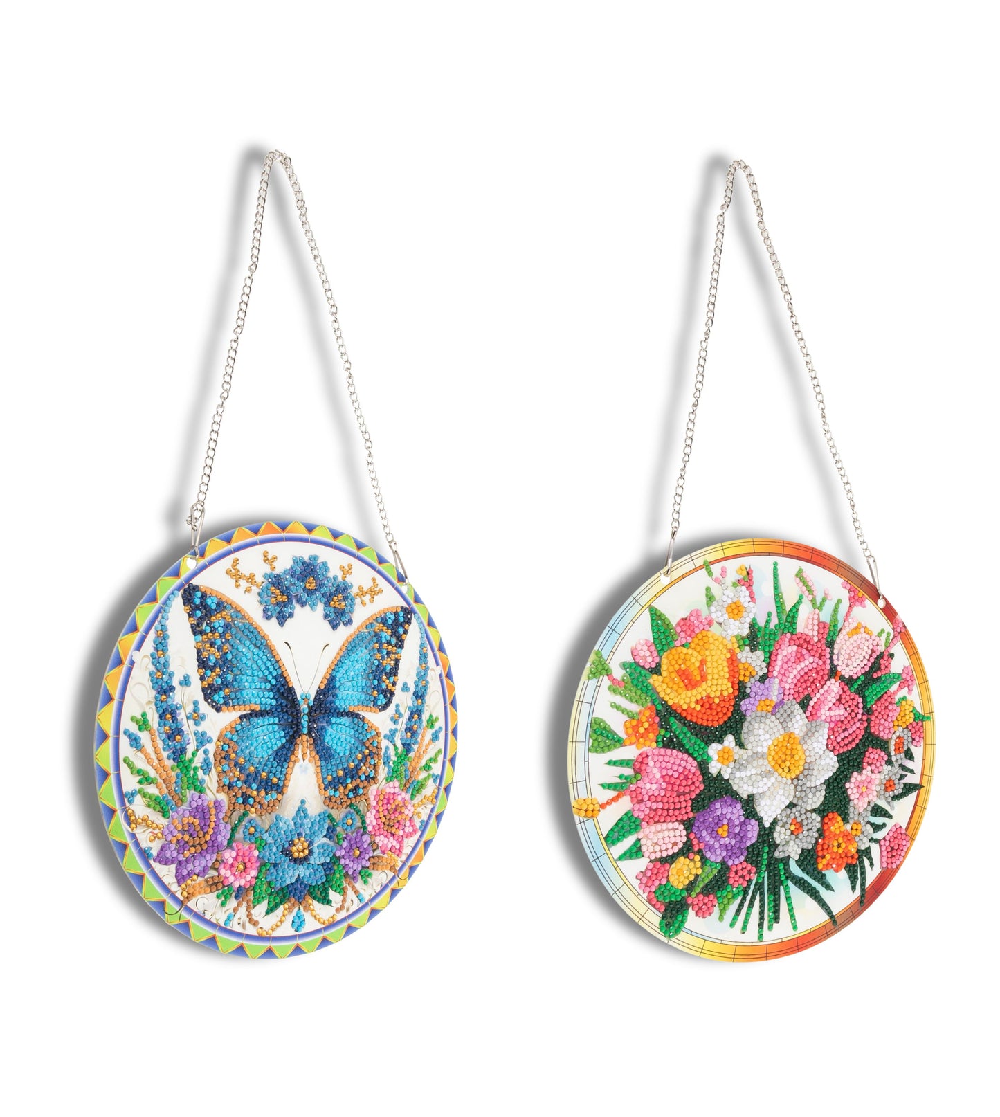 Spring diamond art hanging decorations side