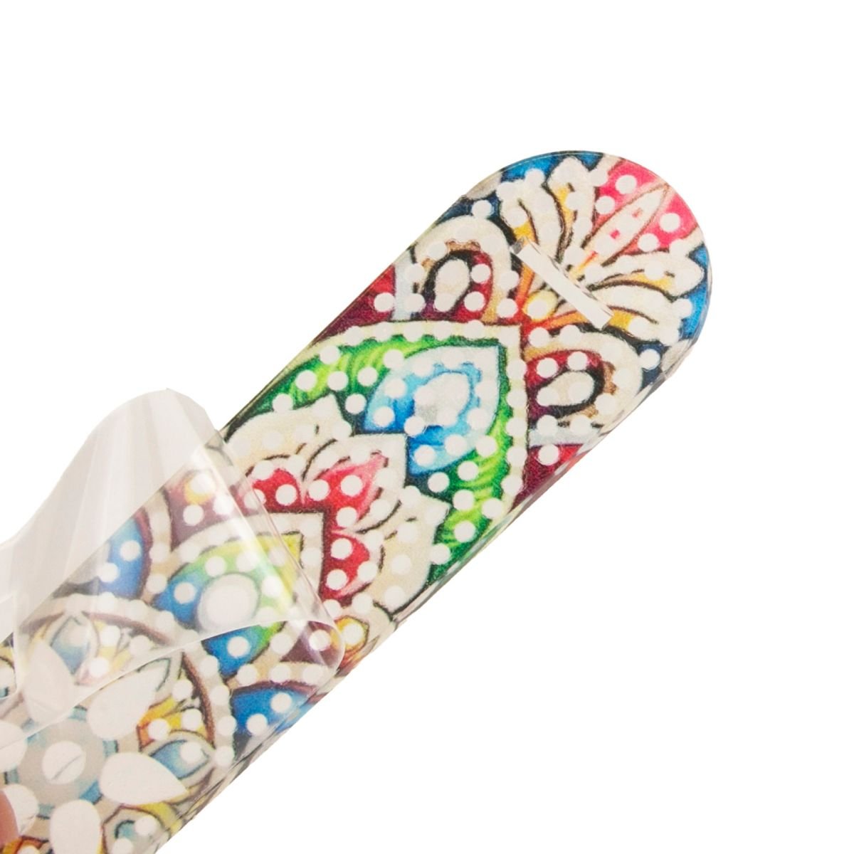 Sunburst mosaic diamond art lamp close-up unfinished