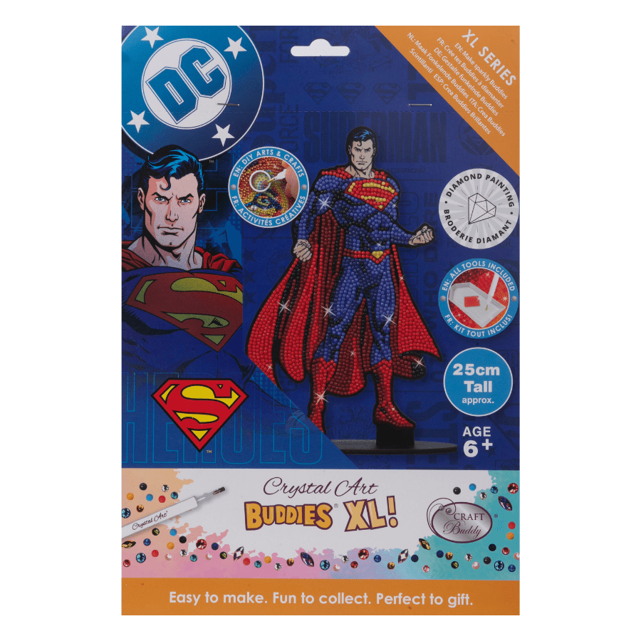 Superman Crystal Art Buddies XL DC 5