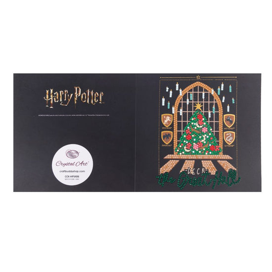 The Great Hall Harry Potter Crystal Art Card spread